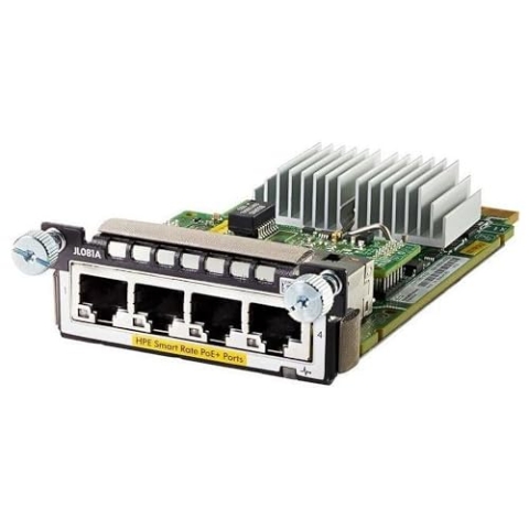 HPE Aruba 3810M/2930M 4 SMRT RTE PoE+ Module