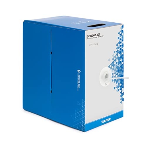 Vultech sc13002 – 305 Wool-Ease LAN Kategorie 5e UTP, nicht geschirmt, 305 m, 24 AWG, Rolle von 305 M Cat5E Ethernet-Netzwerk (305 Meter, 24 AWG, Cat.5E UTP)