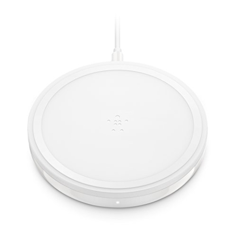 Belkin drahtloses Boost Up Bold 10 W Ladegerät (geeignet für iPhone XS, XS Max und XR, Samsung Galaxy S10, S10+, S10e und Note9, LG, Sony und andere Geräte) weiß