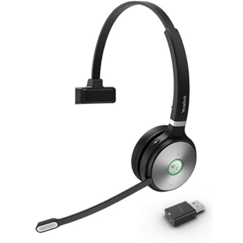 Yealink Headset WH62 Mono Portable Teams, Schwarz, Grau
