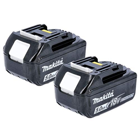 Makita Werkzeugakku, 2BL1850, BL1850, 18 V, 5,0 Ah Li-Ion LXT-Akku, klein, Schwarz, 1 Stück