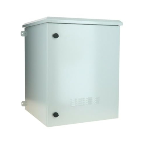 15HE 19 Zoll Outdoor Serverschrank zur Wandmontage IP55-600 x 600 x 770mm - Weiß