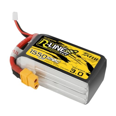 Tattu Modellbau-Akkupack (LiPo) 14.8 V 1550 mAh Zellen-Zahl: 4 120 C Softcase XT60