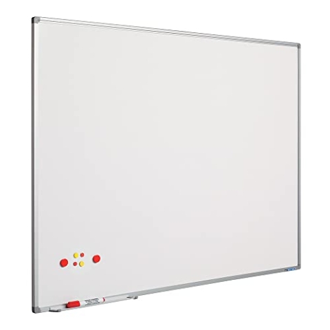 Smit Visual Whiteboard, 240 x 120 cm, magnetisch, Emaille