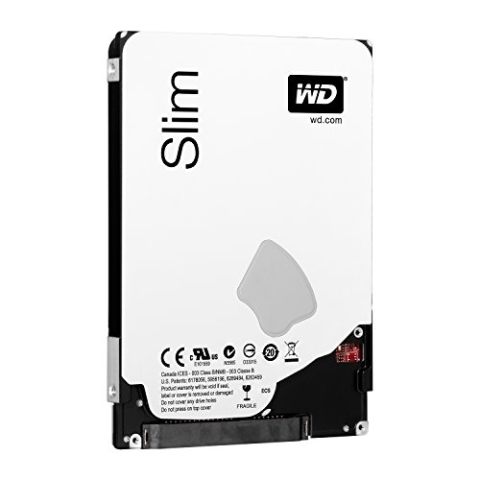 WD Blue 1 TB interne mobile Festplatte Slim Version 7 mm Höhe (5400rpm SATA 6Gb/s 16MB Cache 6,4cm 2,5 Zoll) RoHS compliant intern Bulk