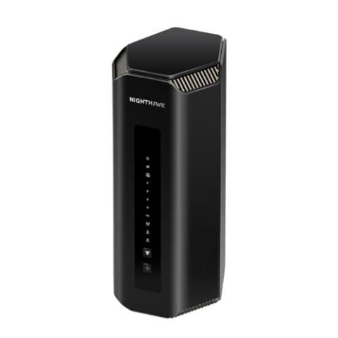 NETGEAR Nighthawk Tri-Band WiFi 7-Router (RS700) | Glasfaser Router | BE19000 WLAN-Geschwindigkeit (bis zu 19 GBit/s) - Abdeckung von bis zu 325 m², 200 Geräte - 10-Gig-Internetanschluss