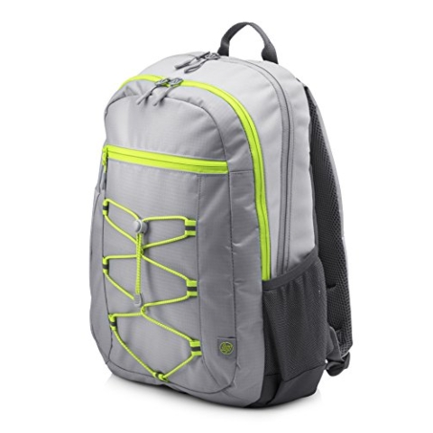 HP Active Rucksack 1LU23AA (für Laptops, Tablets, 15,6 Zoll) grau / neon gelb
