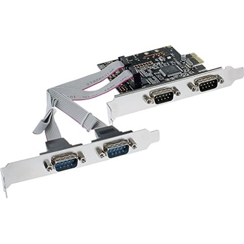 InLine 76623C Schnittstellenkarte, 4x Seriell 9-pol, PCIe (PCI-Express)