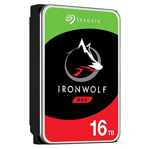 Seagate IronWolf 16TB SATA III 3,5 Zoll Festplatte - 7200 U/min, 256 MB Cache