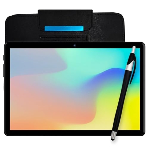 SwayTosh Tab D2 - Tablet - 4G – WiFi – 4GB RAM + 3GB Virtual RAM - 64 + 128GB Speicher – Octa Core Prozessor – 10 Zoll – Android 13 (10 Zoll)