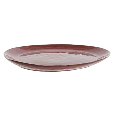 DKD Home Decor Terrakotta Tablett Steingut (37 x 30,4 x 3,4 cm) (Referenz: S3026113)