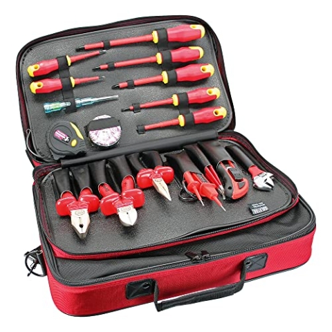 InLine 43025 Profi Elektro Werkzeugtasche, 18-teilig