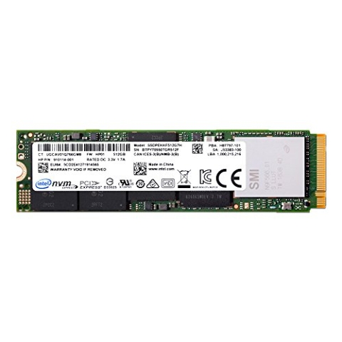 Intel SSD Pro 6000p Series 512GB, M.2 80mm PCIe 3.0 x4, 3D1, TLC, AES 256 bit SED