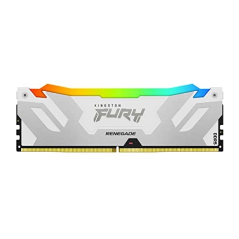 Kingston FURY Renegade Weiß RGB XMP 16GB 8000MT/s DDR5 CL38 DIMM Desktop Gaming Speicher - KF580C38RWA-16