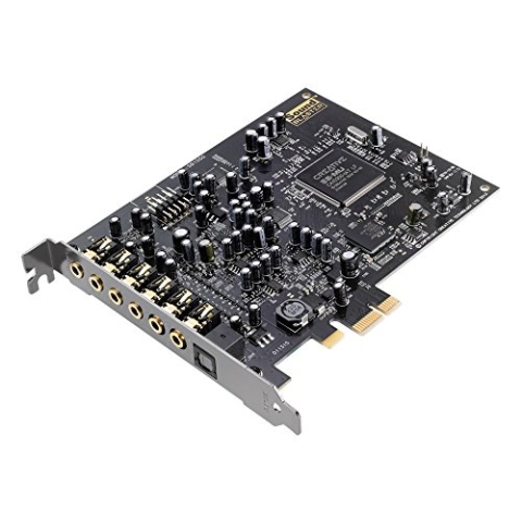 Creative Sound Blaster Audigy Rx PCIe-Soundkarte (7.1-Surroundklang, zwei Mikrofoneingänge, Hardware-beschleunigte EAX-Effekte, leistungsstarker Kopfhörerverstärker)