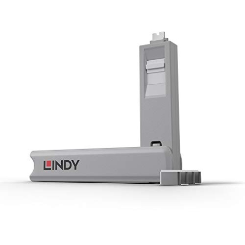 Lindy USB Typ C Port Schloss weiß 40427