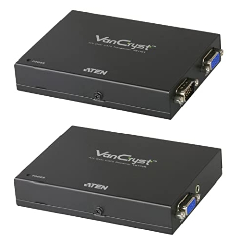 Aten CAT 5 Video Extender + Mono Audio for The VS1204/08, Local, VE170-AT-G (Audio for The VS1204/08, Local Unit + Remote Unit Up to 300 M)