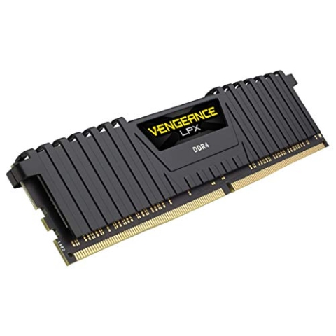Corsair Vengeance LPX 16GB (1x 16GB) DDR4 3600 (PC4-28800) C18 1.35V Modul AMD Ryzen optimiert - Schwarz