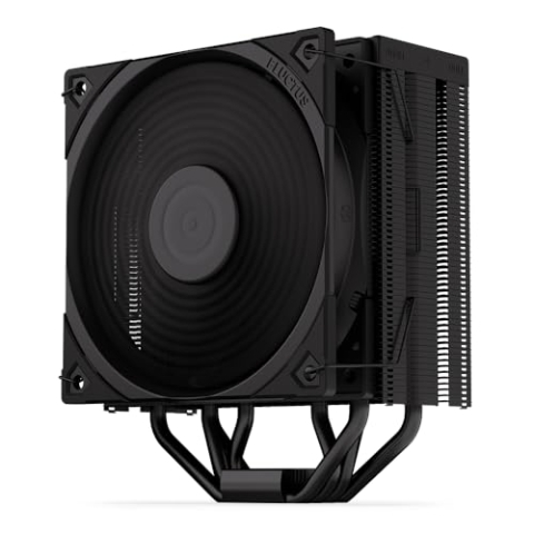 ENDORFY Fera 5 Black, cpu kühler mit lüfter 120 mm, Fluctus 120 mm Lüfter, Multi-Sockel AMD und Intel Kompatibilität, am4 kühler, am5 cpu kühler, AM5, LGA1700, LGA1200, EY3A011