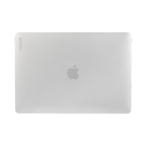 Incase Hardshell Hartschalen Hülle für Apple MacBook Pro 13,3" (Mid 2020, M1-Late 2020) - transparent [3D Dot-Design I Lüftungsschlitzaussparungen I Leicht & dünn] - INMB200629-CLR