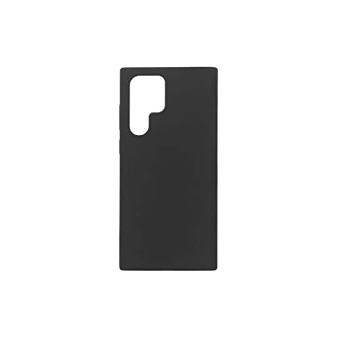 eSTUFF Madrid S22 Ultra Galaxy Black Cover. Material: Silicone, ES673190-BULK