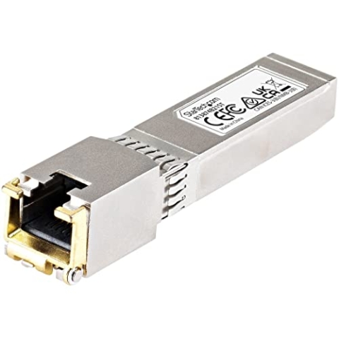 StarTech.com HP 813874-B21 kompatibles SFP+ Transceiver Modul - 10GBase-T - MSA konform - RJ45 SFP+ Modul - 10GBase-T - 30m mit CAT6a
