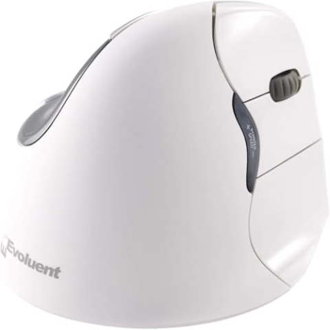 Evoluent Vertical Maus für Rechte Hand weiß, 0852153014515