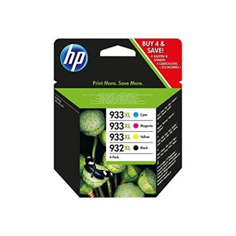 HP Cartouches d'encre 932/933 XL (Schwarz, Cyan, Magenta, Gelb), 4 Stück