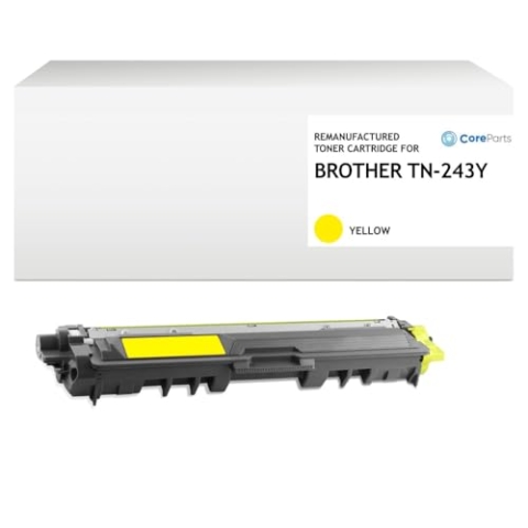 Coreparts Kompatible Marke Modell Lasertoner für Brother, Gelb