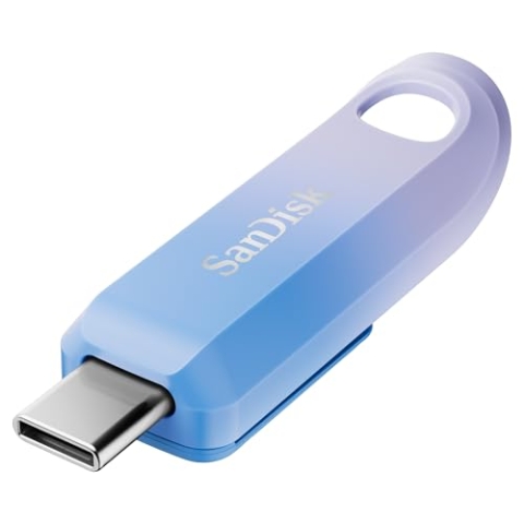 SanDisk Creator USB-C Flash Drive 512 GB (Für Computer, Tablets & Smartphones, USB Type-C, Bis zu 400 MB/s, Automatisches Backup, 3 Monate Adobe Lightroom inklusive)