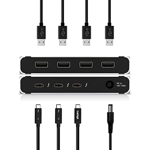 CalDigit Thunderbolt 4 Element Hub (EU) + 0.8m TBT4 Cable