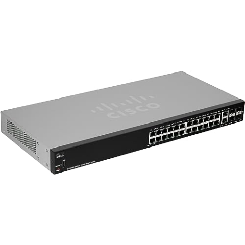 Cisco Sf250 – 24 Verwaltet L2/L3 Fast Ethernet (10/100) 1U Schwarz – Switches Netze (Verwaltet, L2/L3, Fast Ethernet (10/100), Gitter-Montage, 1U)