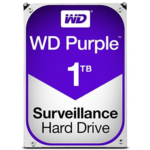 WD Purple 1 TB Festplatte für Videoüberwachung - Intellipower SATA 6 Gb/s 64MB Cache 3.5 Inch - WD10PURX