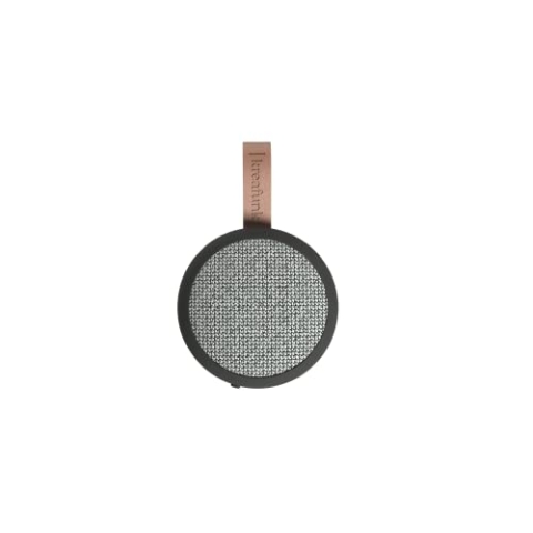 KREAFUNK aGO II Fabric, tragbarer Bluetooth 5.1 – Lautsprecher, True Wireless Stereo, bis zu 10 Stunden Wiedergabezeit, Black