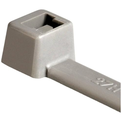 HellermannTyton 111-00819 T120R(E)-PA46-GY (100) Kabelbinder, 387 mm, 7,60 mm, Grau, 100 Stück