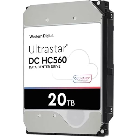 WD Ultrastar DC HC560 - Festplatte - 20 TB - intern - 3.5" (8.9 cm) - SAS 12Gb/s - 7200 RPM - Puffer: 512 MB