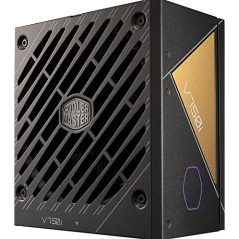 Cooler Master V750 Gold i Multi-Netzteil – 750 Watt PC-Netzteil, 80 Plus Gold, vollständig modular, halbdigital, ATX 3.0-Unterstützung, leiser 135mm FDB-Lüfter, Smart Thermal Control, MasterPlus+