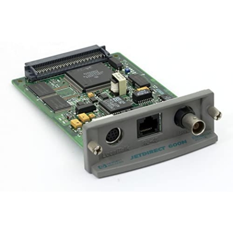 HP J3111A Jetdirect 600N EIO interner Printserver, Ethernet mit Rj45-/ BNC-/ Local-Talk-Anschluss