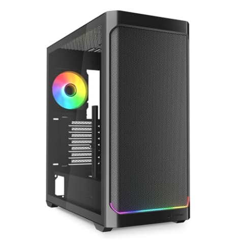 Sharkoon AK4W RGB Strip Black, ATX PC-Gehäuse