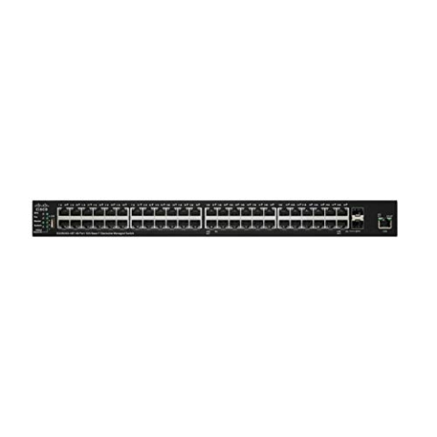 Cisco SG350 x g-48t verwaltet L3 10 g Ethernet (100/1000/10000) 1U schwarz
