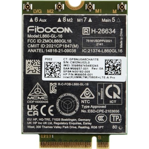 HP Xmm 7560 R+ LTE-Advanced Pro Wwan, W128564661 (Wwan)