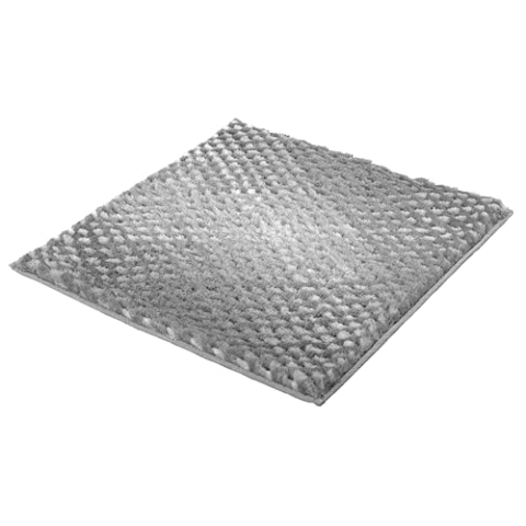Kleine Wolke Badteppich Cory Anthrazit 60x 60 cm grau, 229121901135