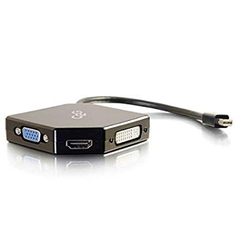 C2G /Cables to Go C2G / Cables to Go Mini DisplayPort auf HDMI, VGA oder DVI Adapter, Schwarz (54341)