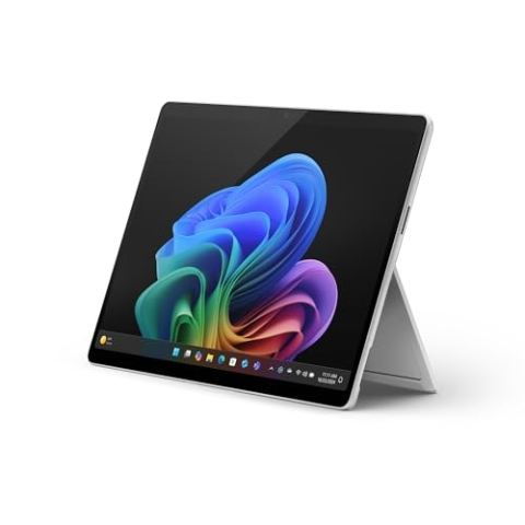 Microsoft Surface Pro (Netzteil separat erhältlich) | 5G | Copilot+ PC | 13” Touchscreen | Snapdragon® X Plus (10 Kerne) | 16GB RAM | 256GB SSD | neuestes Modell, 11. Edition | Platin