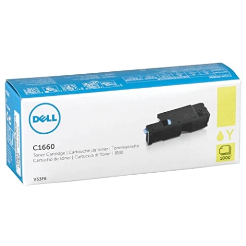 Original Dell C1660W Standard Capacity Yellow Toner - Kit ca. 1.000 Seiten
