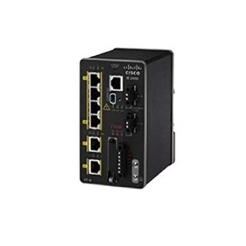 Cisco Industrial Ethernet 2000 Series Switch, Management, 6 x 10/100, DIN-Schienenmontage