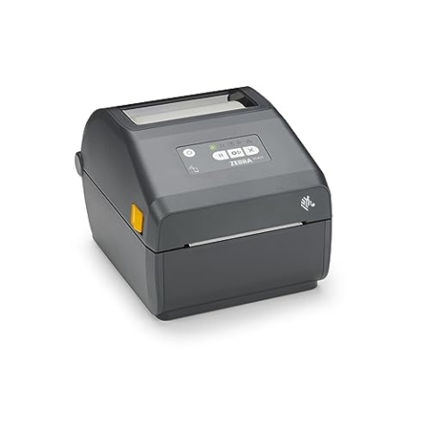 Zebra ZD421t Etikettendrucker Thermotransfer Rolle (11,2 cm) 203 dpi bis zu 152 mm/Sek. USB 2.0 LAN USB-Host Grau