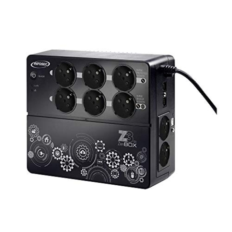 INFOSEC Wechselrichter Z3 ZenBox EX 700 VA, 4 Schutzkontakt-Steckdosen