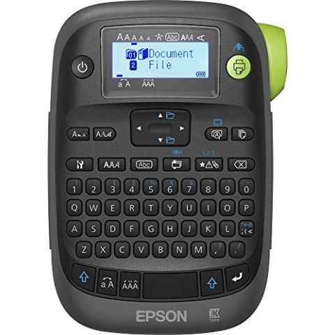 Epson LabelWorks LW-K400 Thermotransferdrucker 180 x 180 DPI, Etikettendrucker (Thermotransfer, 180 x 180 DPI, 6 mm/Sek., 9 mm, 1,8 cm, Fettdruck, kursiv, normal, Schatten)