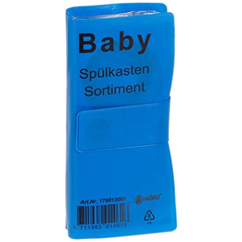 Köro Sortiment Baby blau Tasche mit 21 Stück Spülkastenscheiben